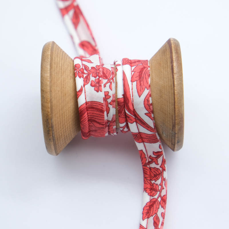 Liberty Fabrics Sambourne Red Piping